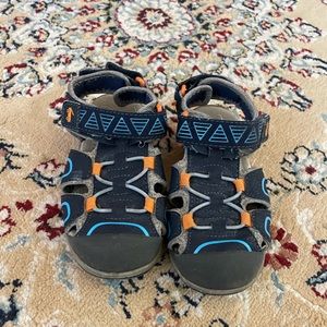 Toddler boy See Kai Run fisherman sandals